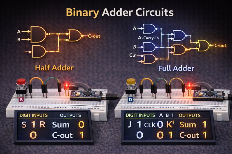 Binary Toplayıcı Devreler