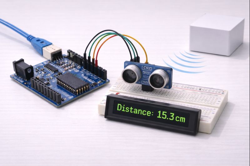 HC-SR04 ile Mesafe Ölçümü