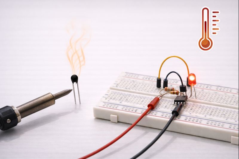 Sıcaklık Uyarı Devresi (NTC)